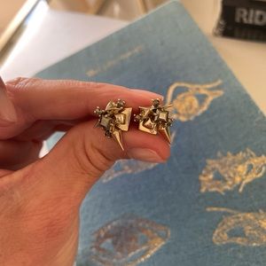 Alexis Bittar edgy studs